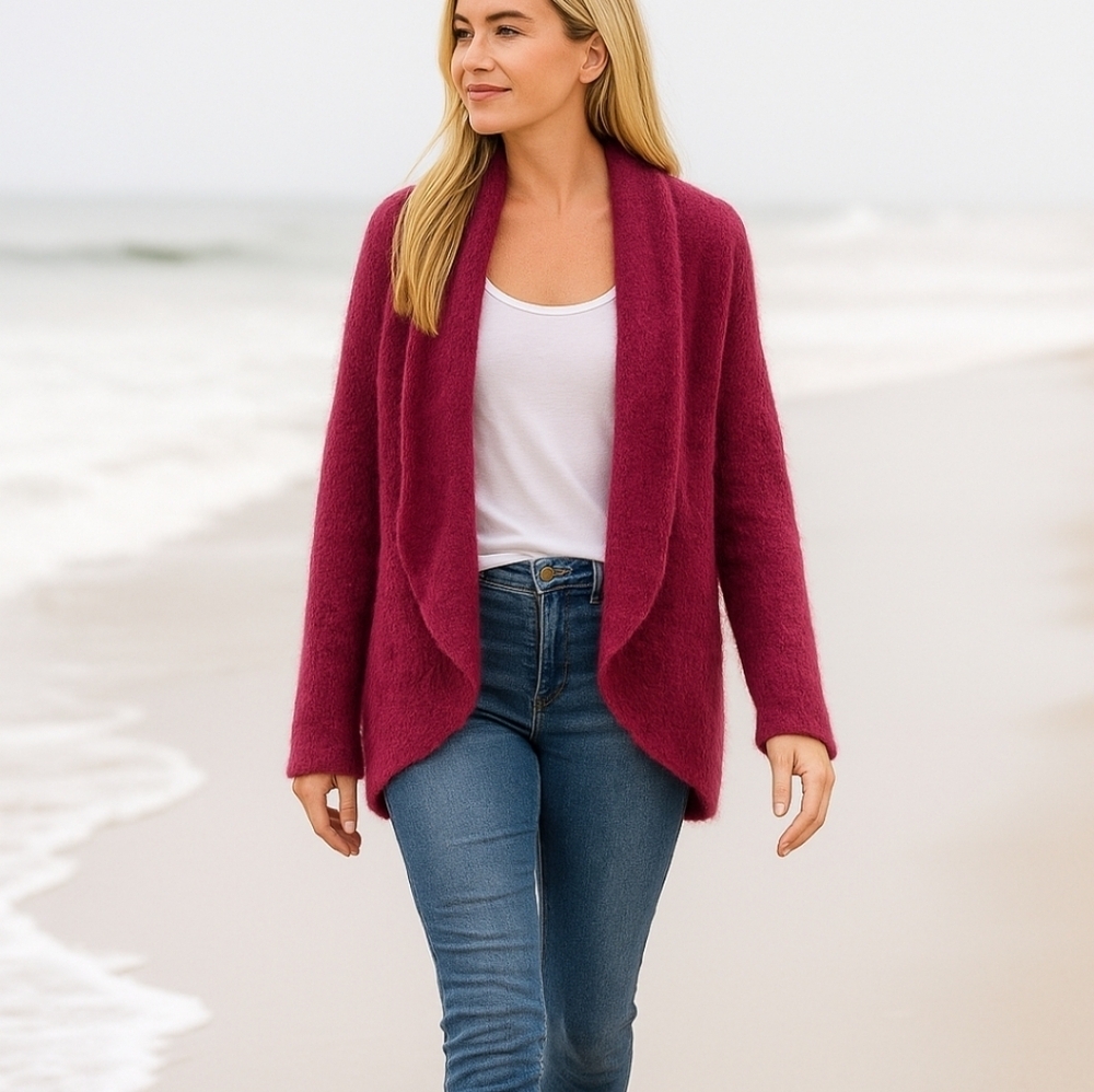 Wooden Ships Wool Mohair Cardigan S/M